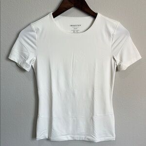 Industry White Short Sleeve Layering Tee Size XS